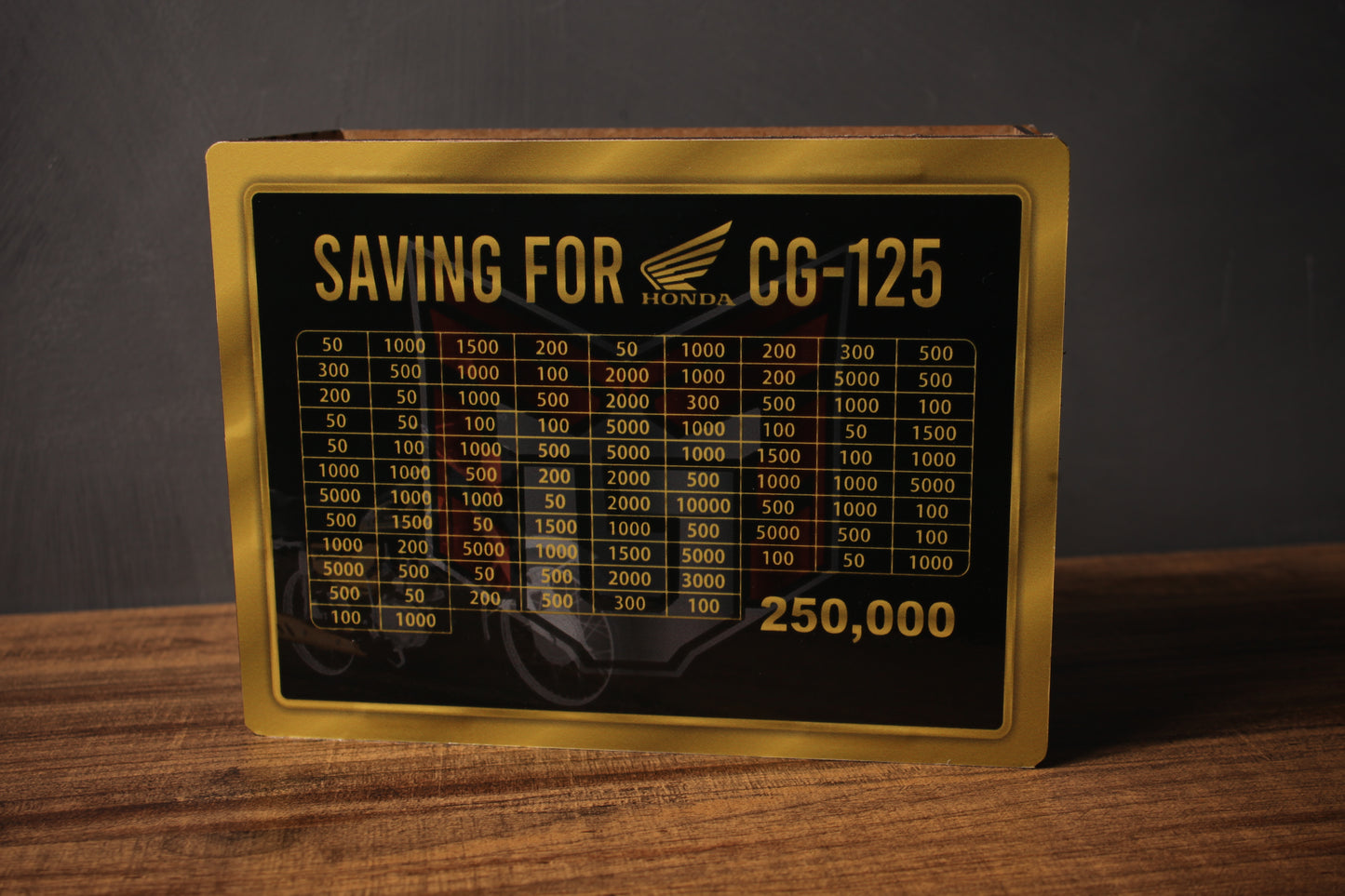 CG 125 Saving Box - PKR 250,000